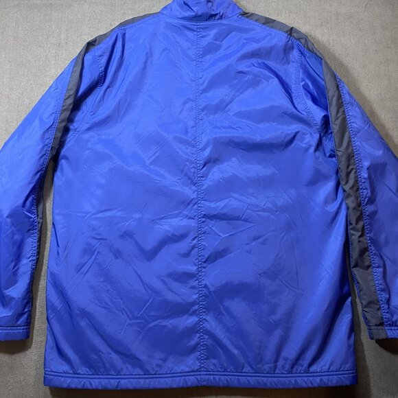 Nike Mens Full-Zip Blue/Black Fleece Lined Windbreaker Jacket Size Large - Picture 10 of 12